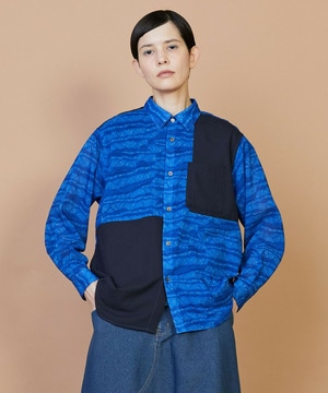 【FRAPBOIS】サンディーウェーブ シャツ 詳細画像 ネイビー 1