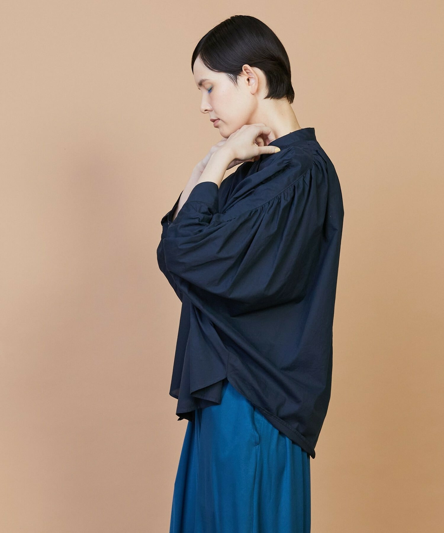 【FRAPBOIS】ドルマンローン ブラウス 詳細画像 ネイビー 12