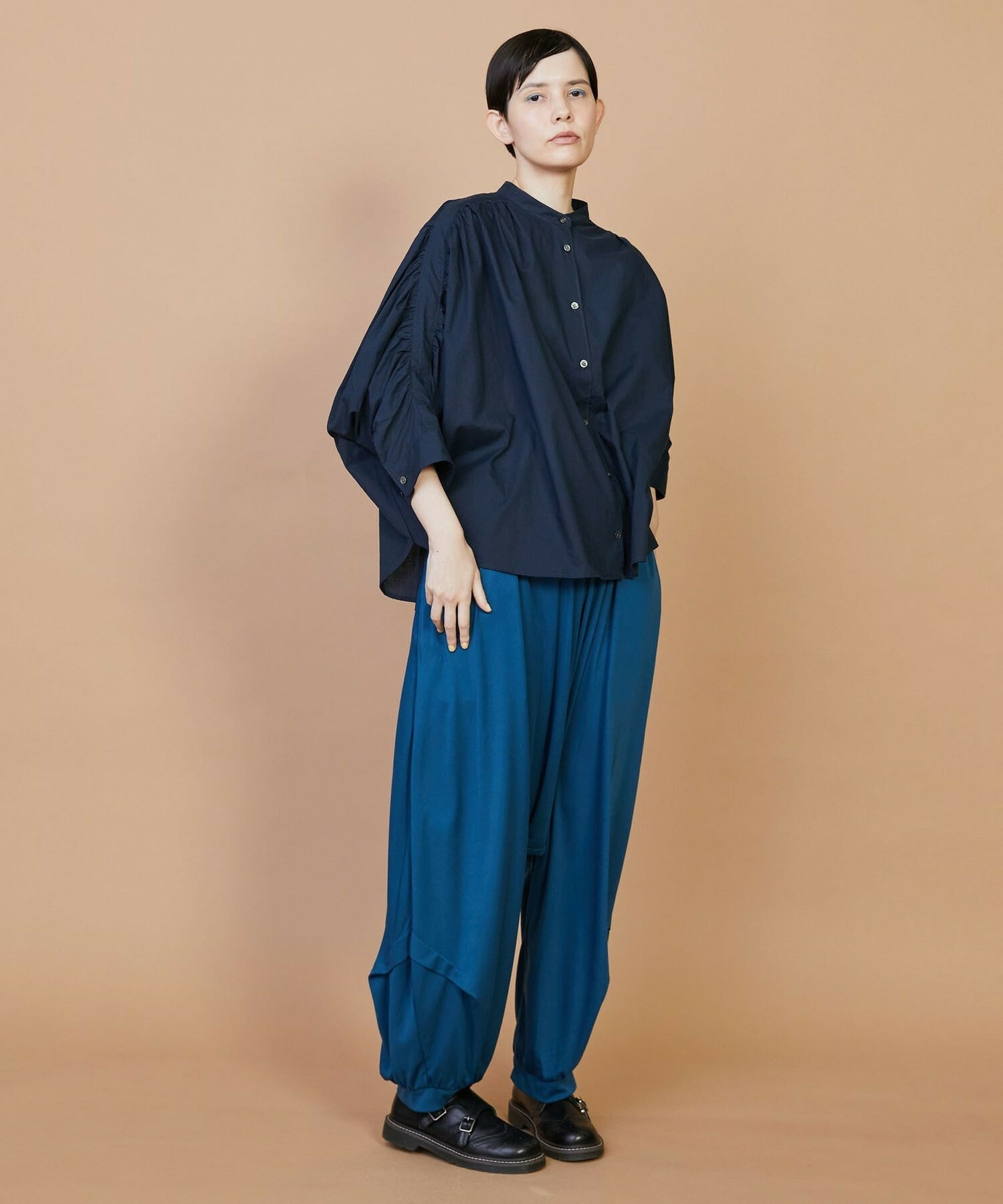 【FRAPBOIS】ドルマンローン ブラウス 詳細画像 ネイビー 18