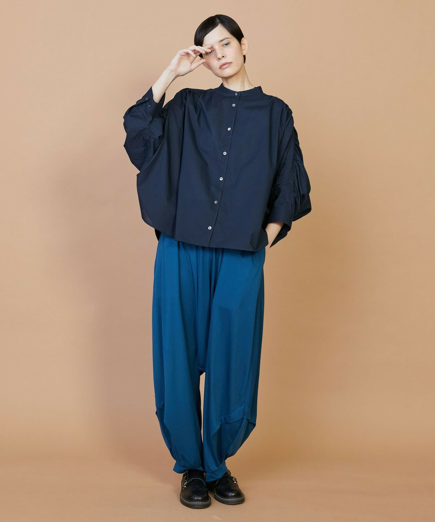 【FRAPBOIS】ドルマンローン ブラウス 詳細画像 ネイビー 19