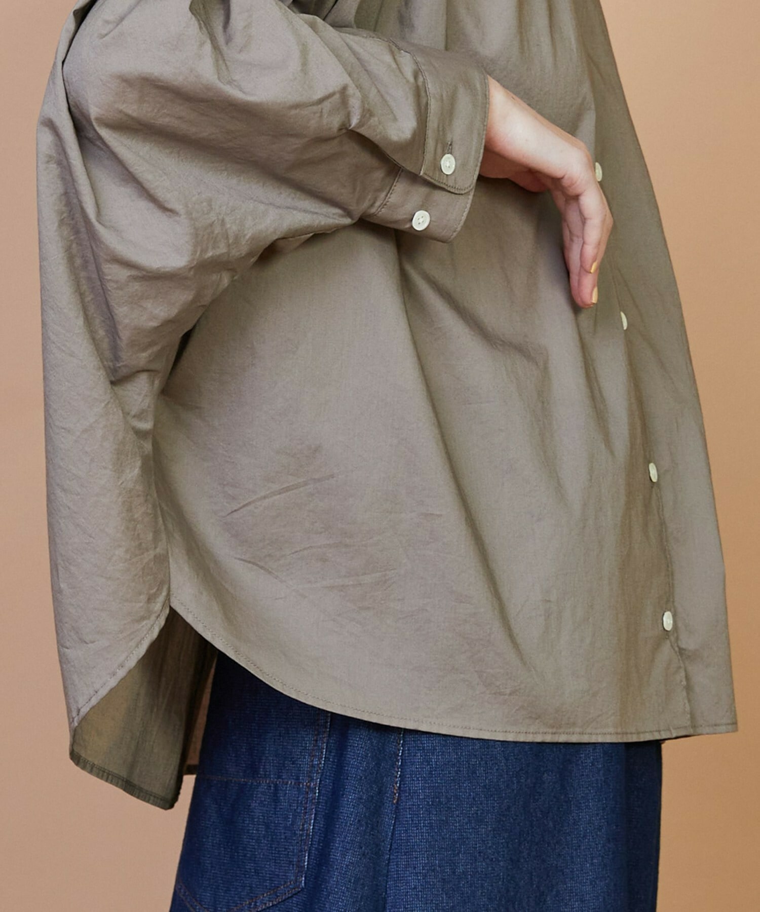 【FRAPBOIS】ドルマンローン ブラウス 詳細画像 ネイビー 5