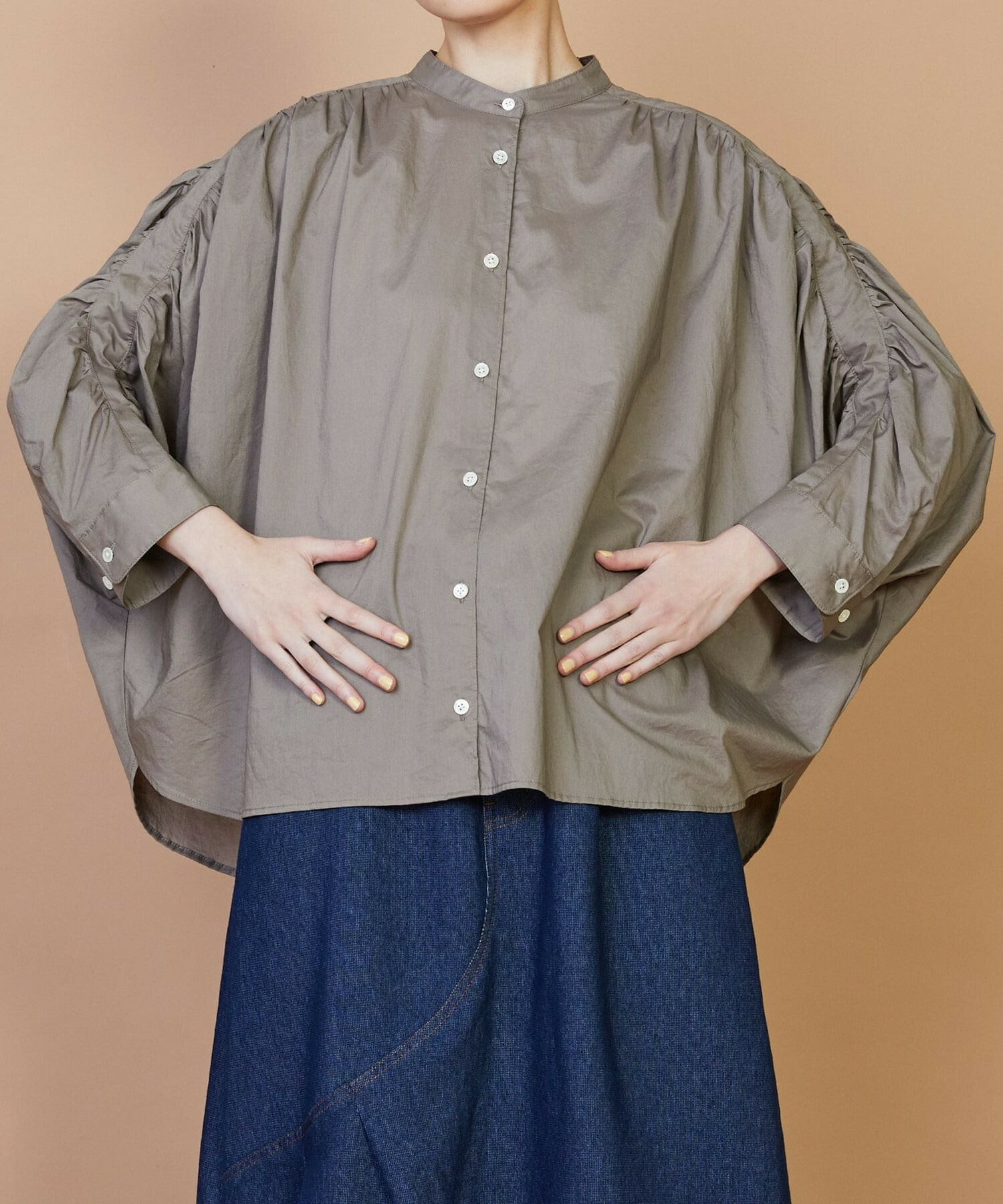 【FRAPBOIS】ドルマンローン ブラウス 詳細画像 ネイビー 6