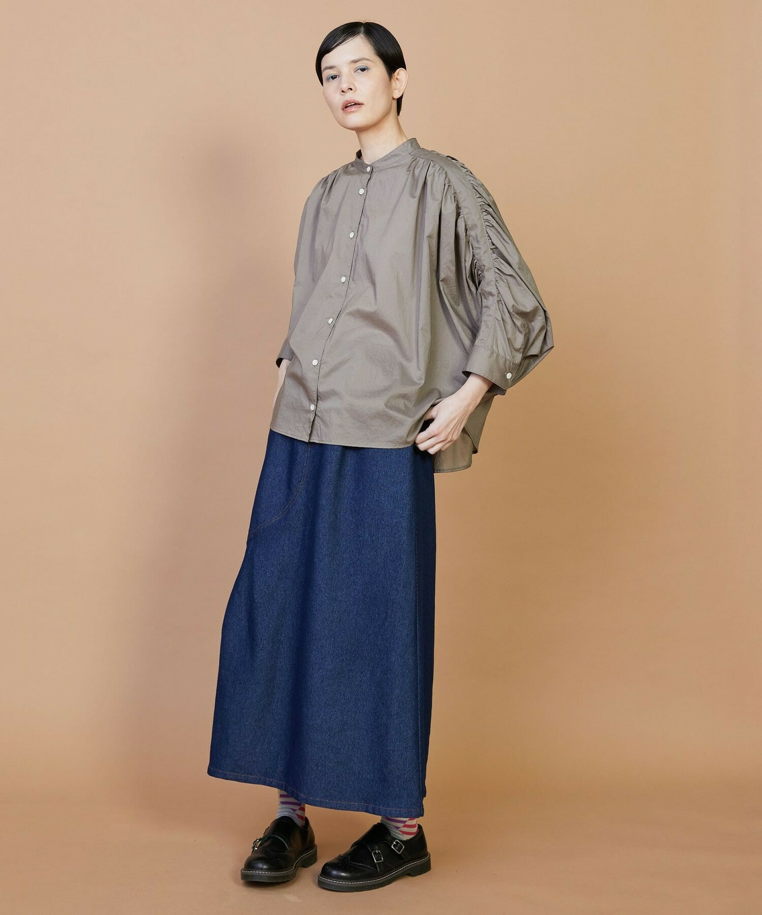 【FRAPBOIS】ドルマンローン ブラウス 詳細画像 ネイビー 9