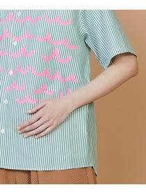 【FRAPBOIS】ウェーピーシャツ 詳細画像 ブルー 4