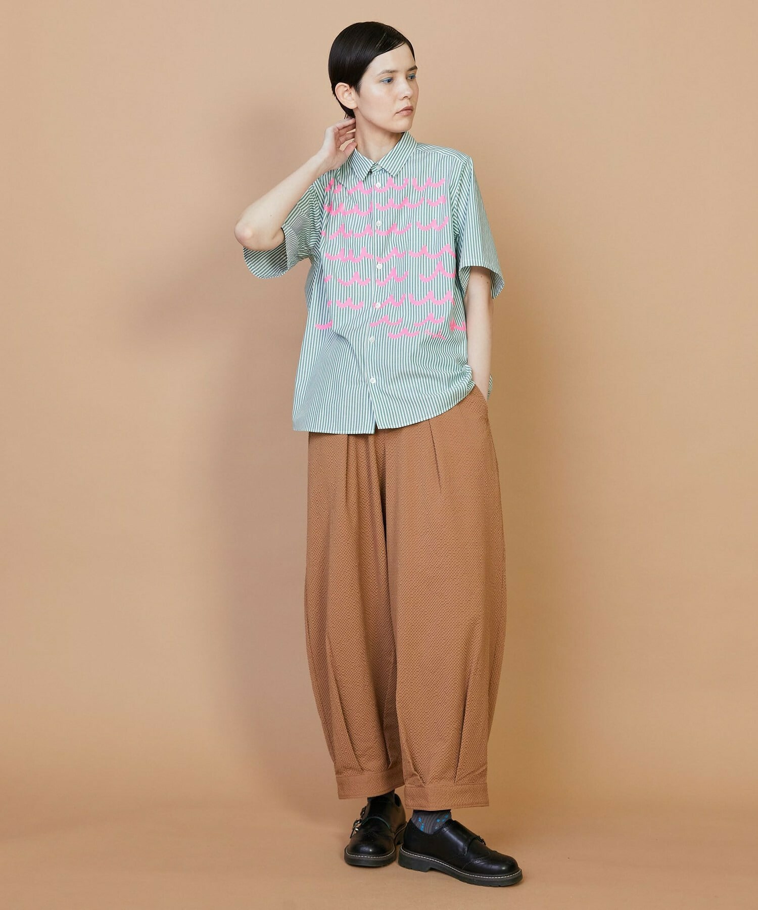 【FRAPBOIS】ウェーピーシャツ 詳細画像 ブルー 10