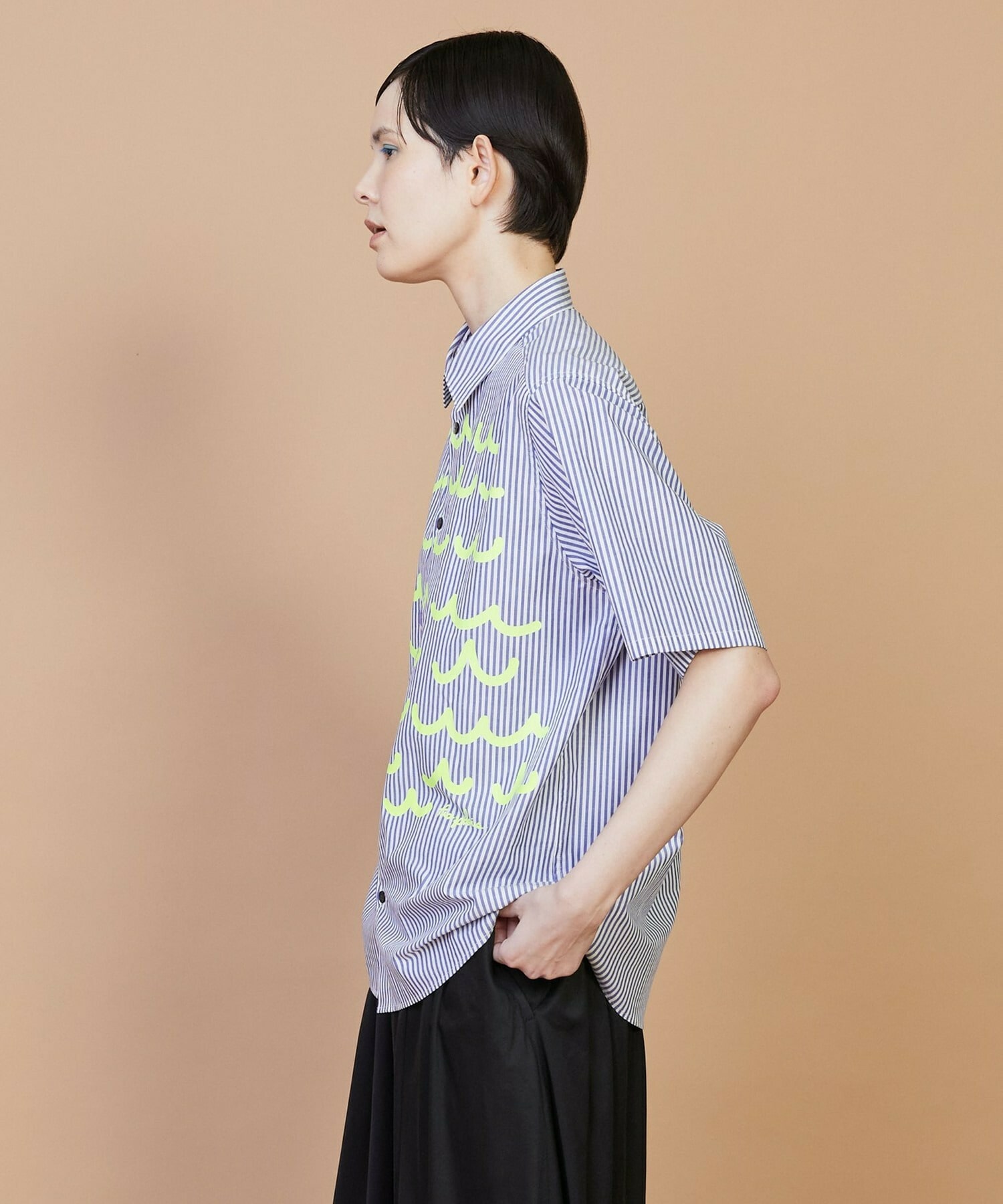 【FRAPBOIS】ウェーピーシャツ 詳細画像 ブルー 11