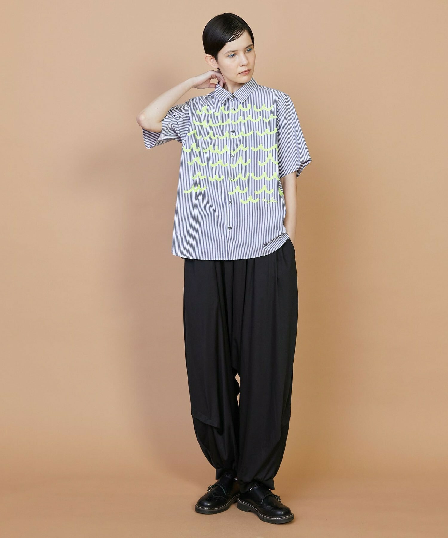 【FRAPBOIS】ウェーピーシャツ 詳細画像 ブルー 14