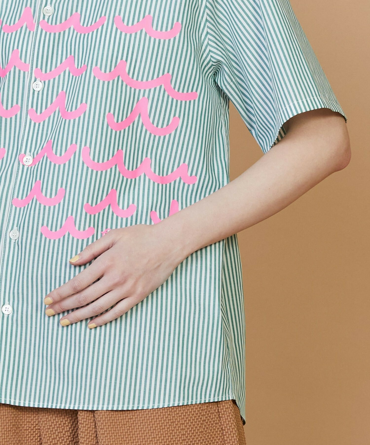 【FRAPBOIS】ウェーピーシャツ 詳細画像 ブルー 4