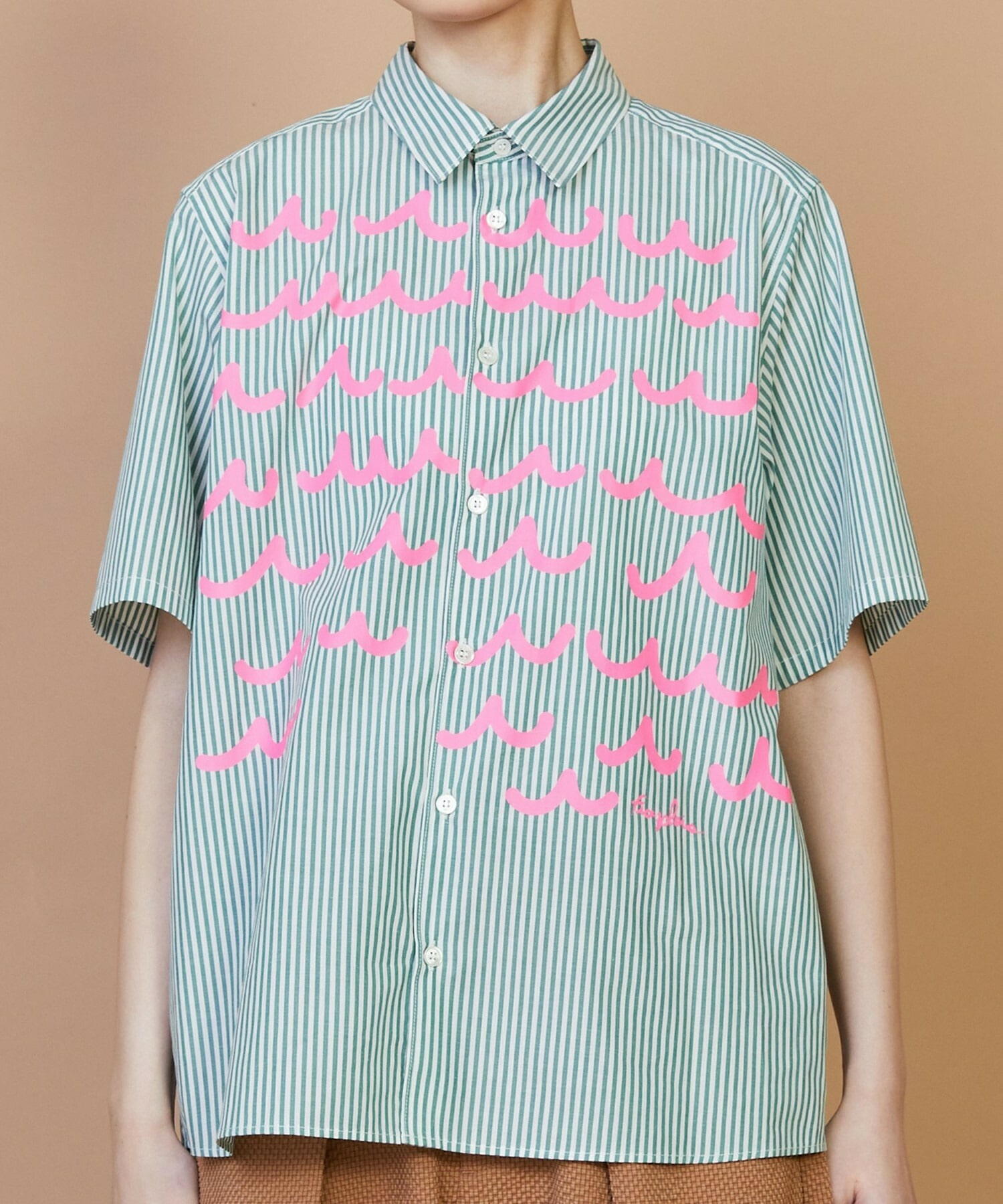 【FRAPBOIS】ウェーピーシャツ 詳細画像 ブルー 5