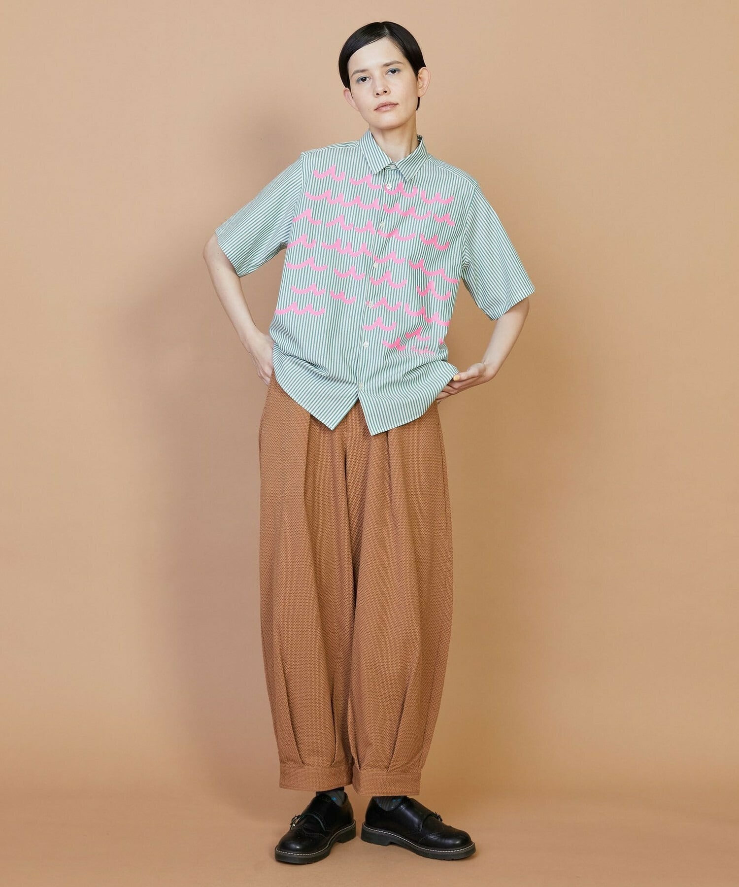 【FRAPBOIS】ウェーピーシャツ 詳細画像 ブルー 6