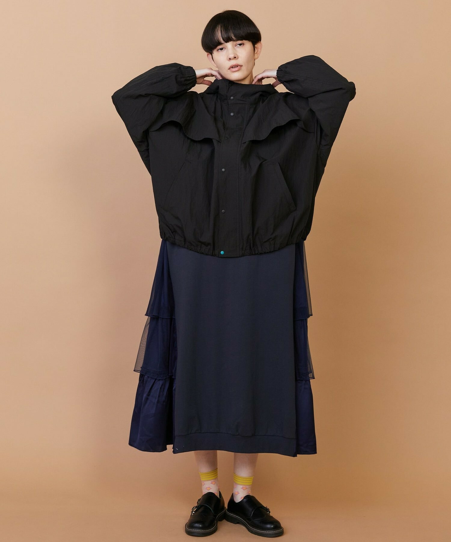 【FRAPBOIS】C/Nリップ ブルゾン  詳細画像 ブラック 17