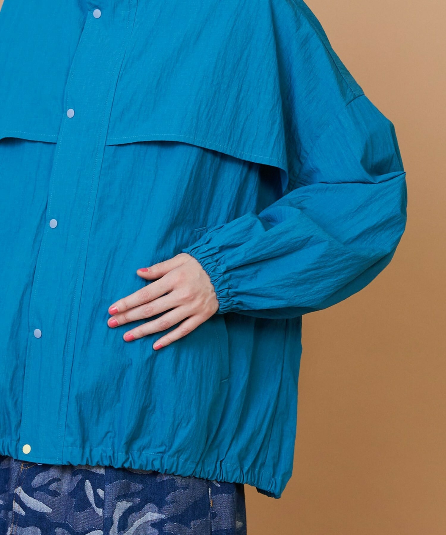 【FRAPBOIS】C/Nリップ ブルゾン  詳細画像 ブラック 4