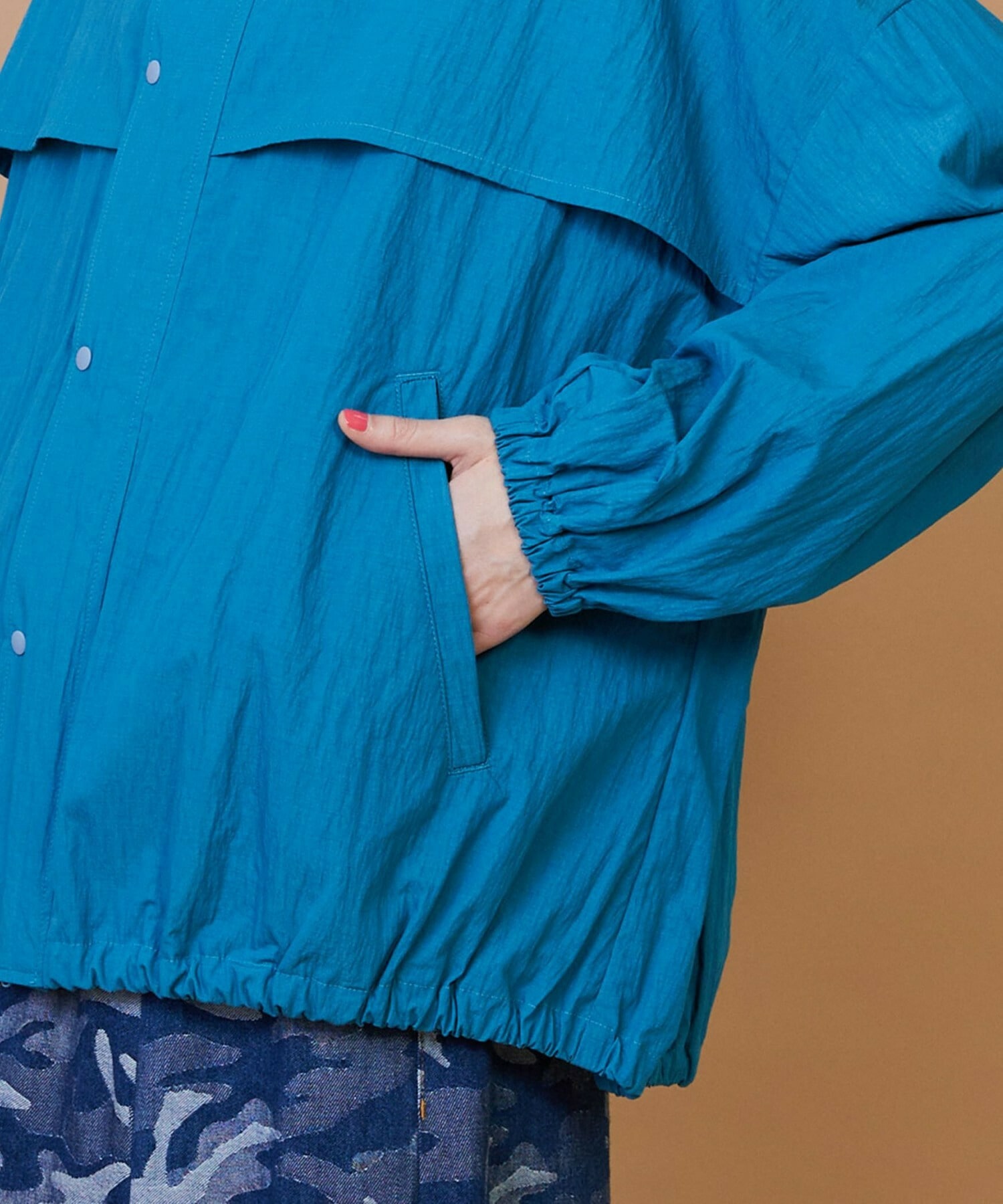 【FRAPBOIS】C/Nリップ ブルゾン  詳細画像 ブラック 5