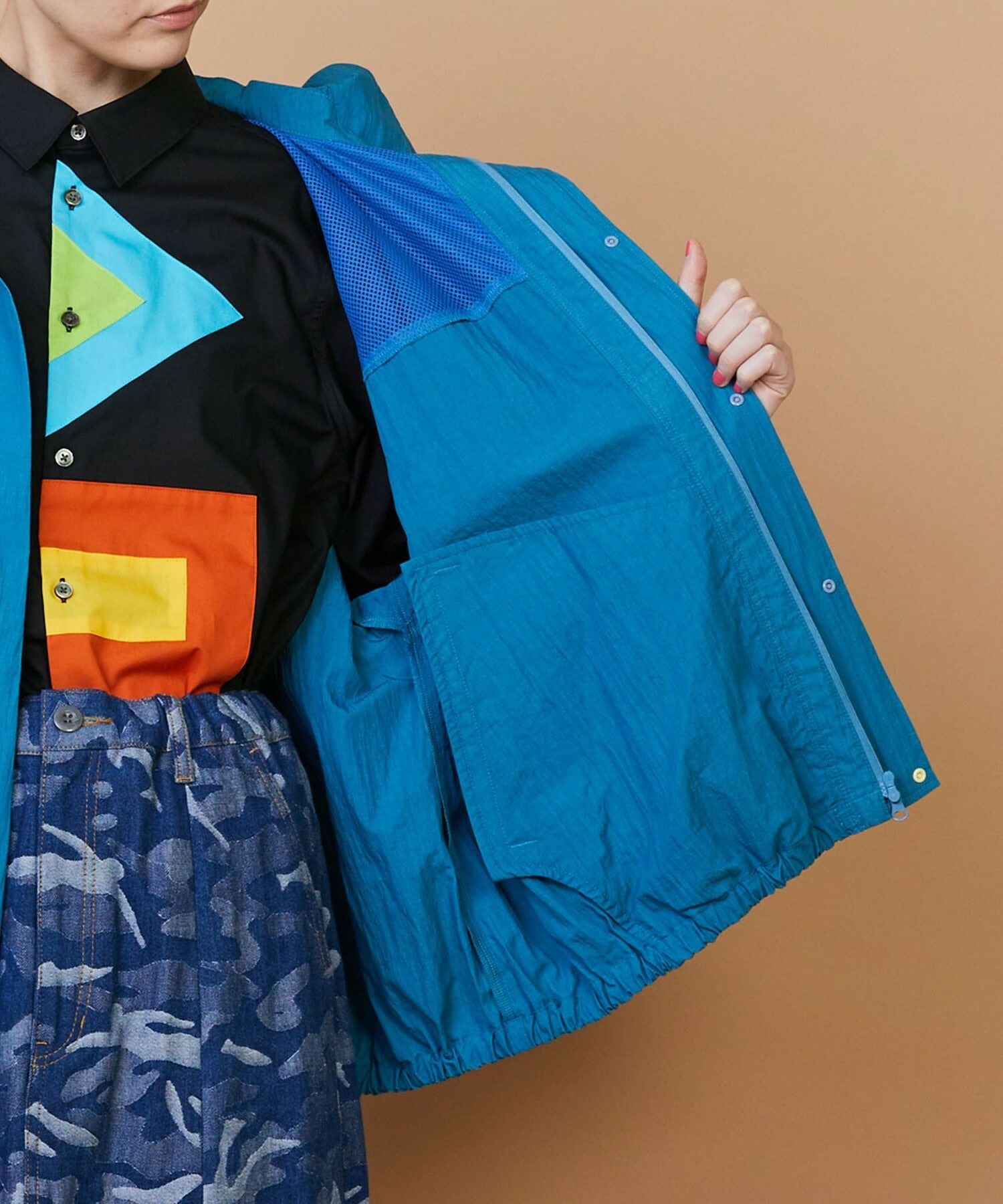 【FRAPBOIS】C/Nリップ ブルゾン  詳細画像 ブラック 6