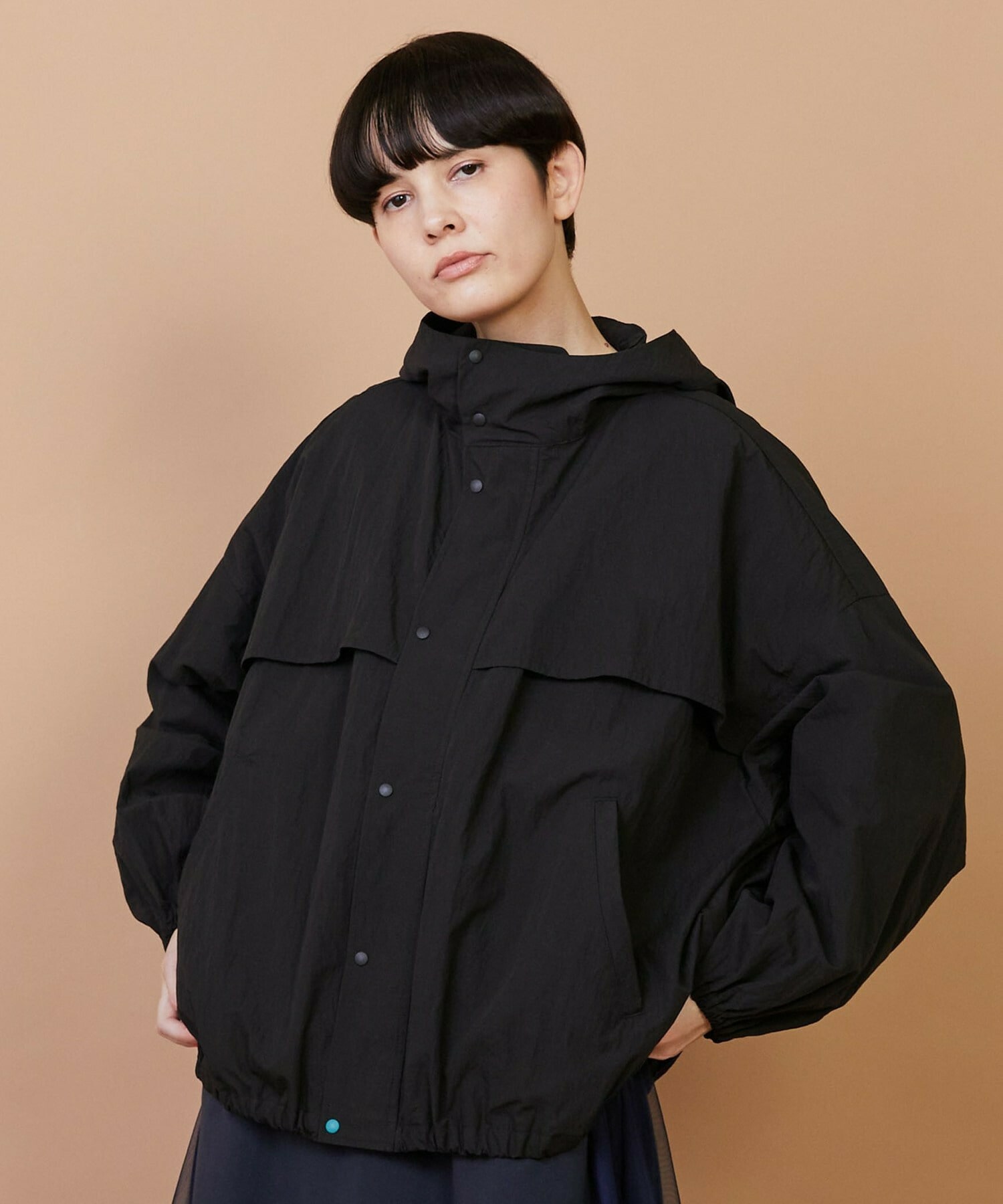 【FRAPBOIS】C/Nリップ ブルゾン  詳細画像 ブラック 1