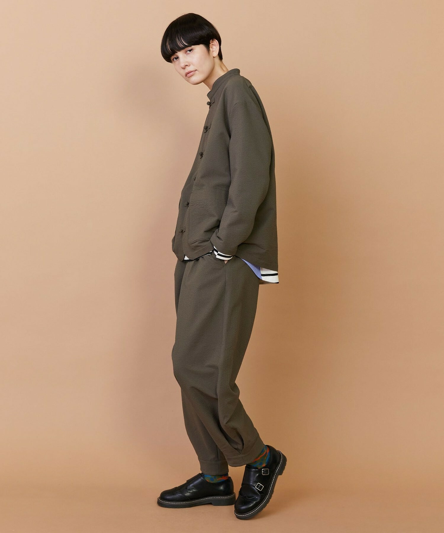 【FRAPBOIS】サッカー ジャケット 詳細画像 ブラック 10