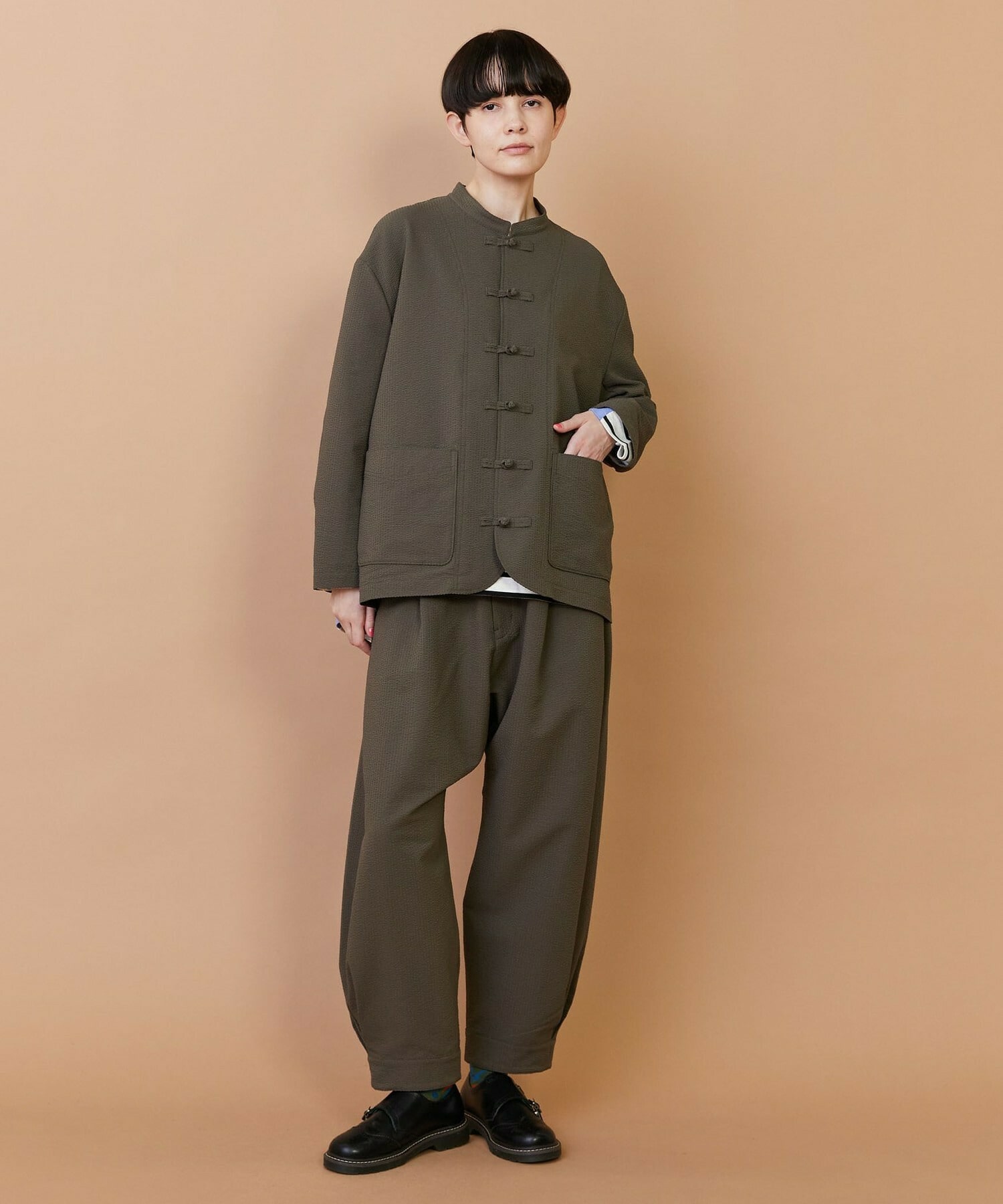 【FRAPBOIS】サッカー ジャケット 詳細画像 ブラック 11