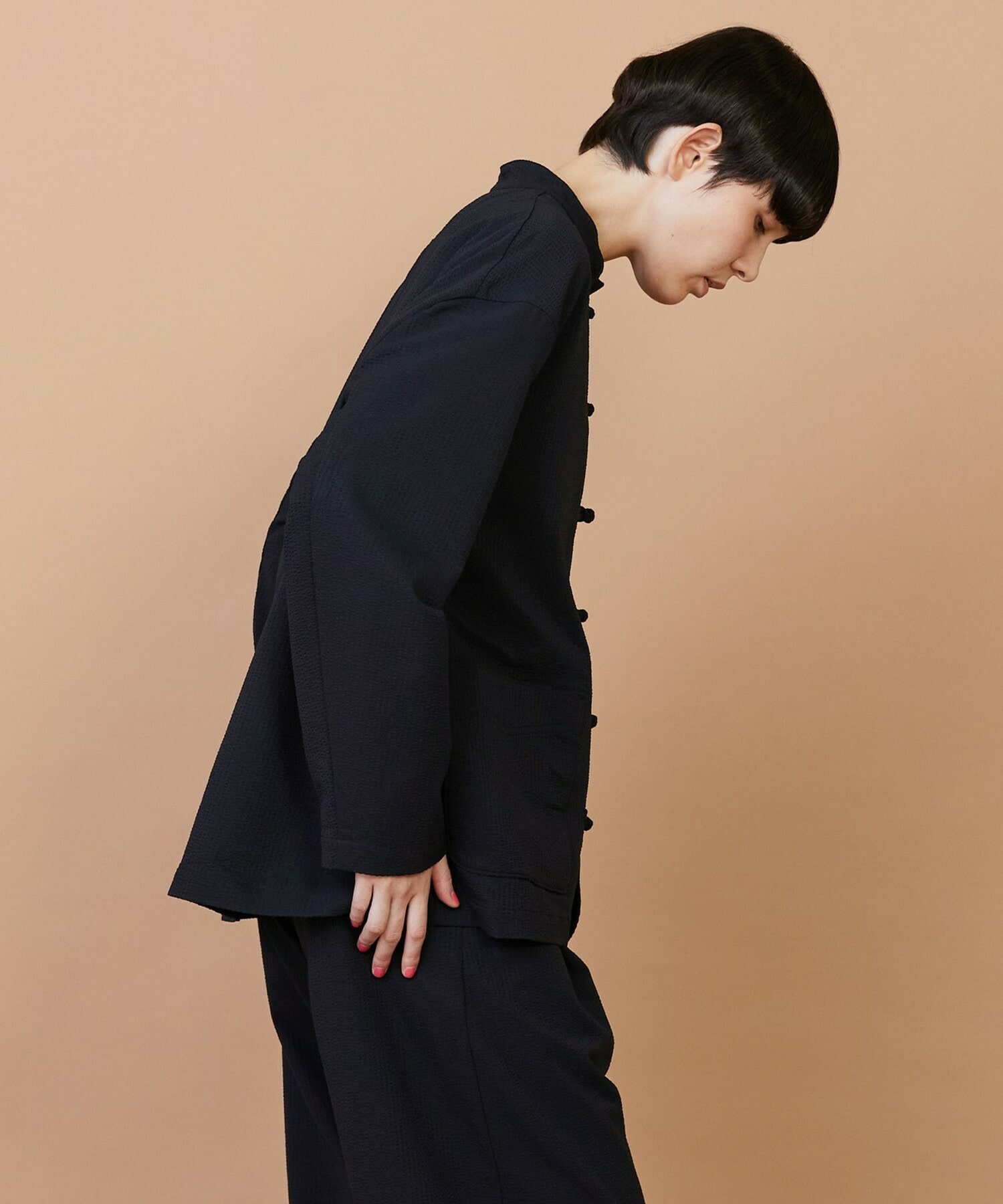 【FRAPBOIS】サッカー ジャケット 詳細画像 ブラック 14