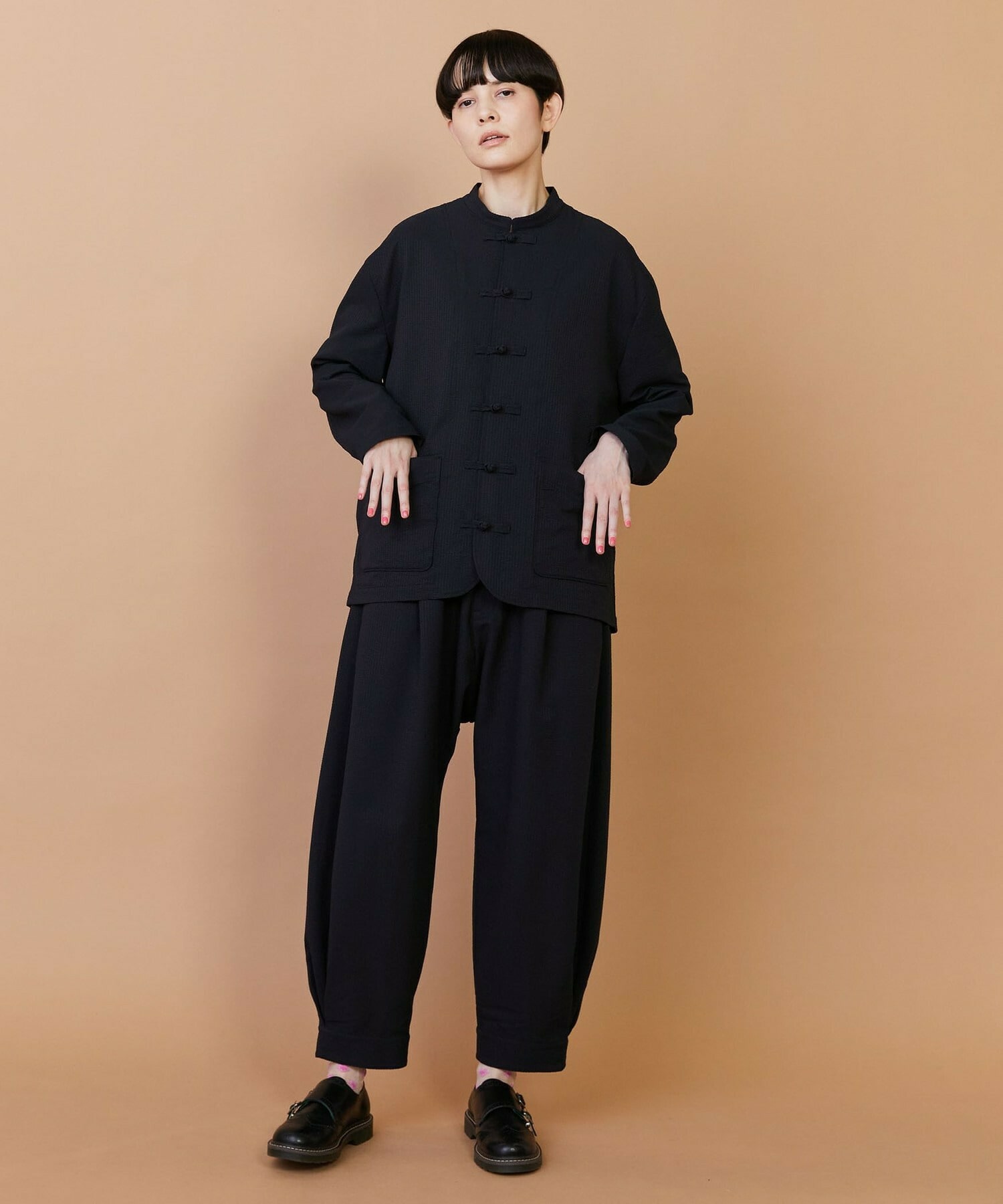 【FRAPBOIS】サッカー ジャケット 詳細画像 ブラック 16