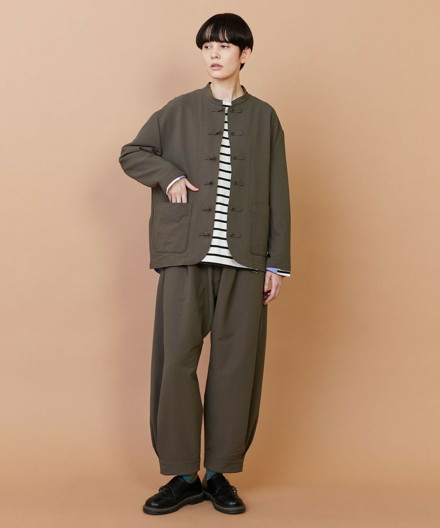 【FRAPBOIS】サッカー ジャケット 詳細画像 ブラック 6