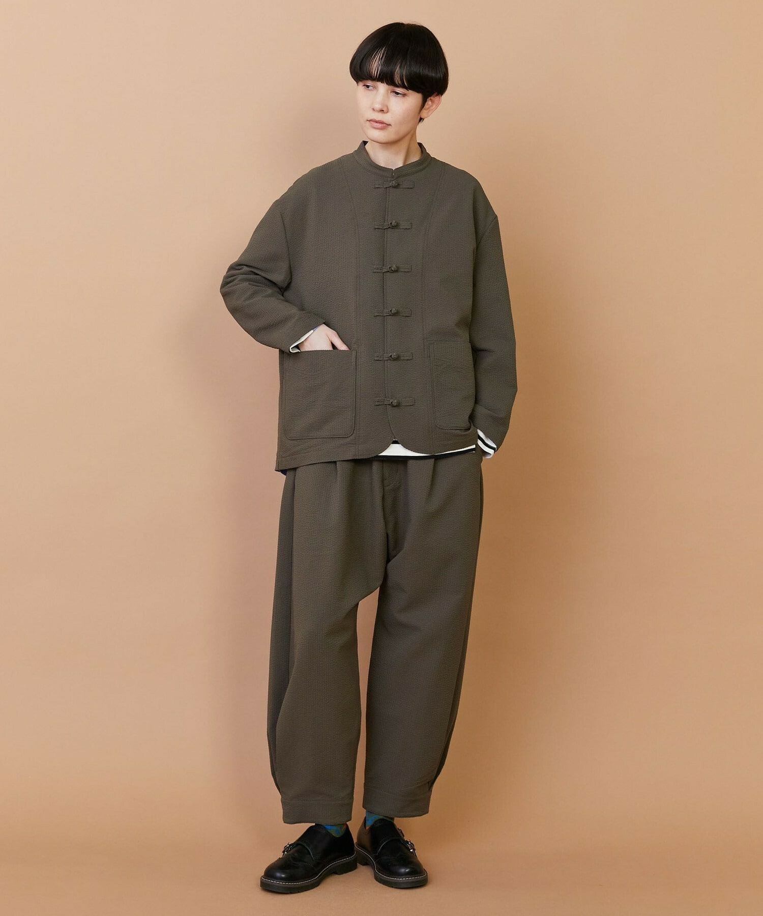 【FRAPBOIS】サッカー ジャケット 詳細画像 ブラック 9