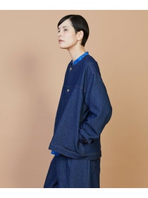 【FRAPBOIS】メッシュデニム ジャケット 詳細画像 ブルー 1