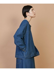 【FRAPBOIS】メッシュデニム ジャケット 詳細画像 ブルー 10