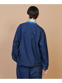 【FRAPBOIS】メッシュデニム ジャケット 詳細画像 ブルー 2