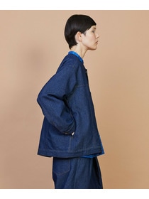 【FRAPBOIS】メッシュデニム ジャケット 詳細画像 ブルー 3