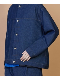 【FRAPBOIS】メッシュデニム ジャケット 詳細画像 ブルー 4