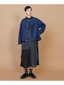 【FRAPBOIS】メッシュデニム ジャケット 詳細画像 ブルー 5