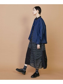 【FRAPBOIS】メッシュデニム ジャケット 詳細画像 ブルー 6