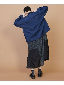 【FRAPBOIS】メッシュデニム ジャケット 詳細画像 ブルー 7