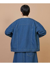 【FRAPBOIS】メッシュデニム ジャケット 詳細画像 ブルー 9