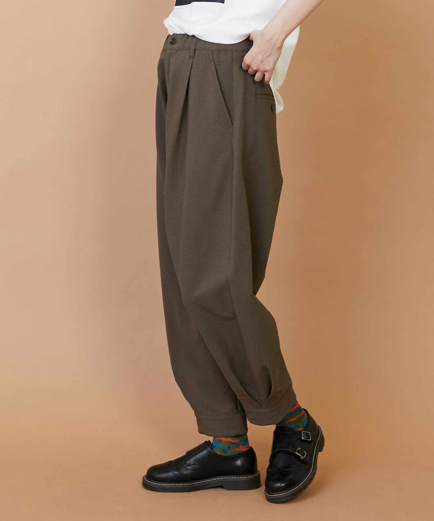 【FRAPBOIS】サッカー パンツ 詳細画像 カーキ 11