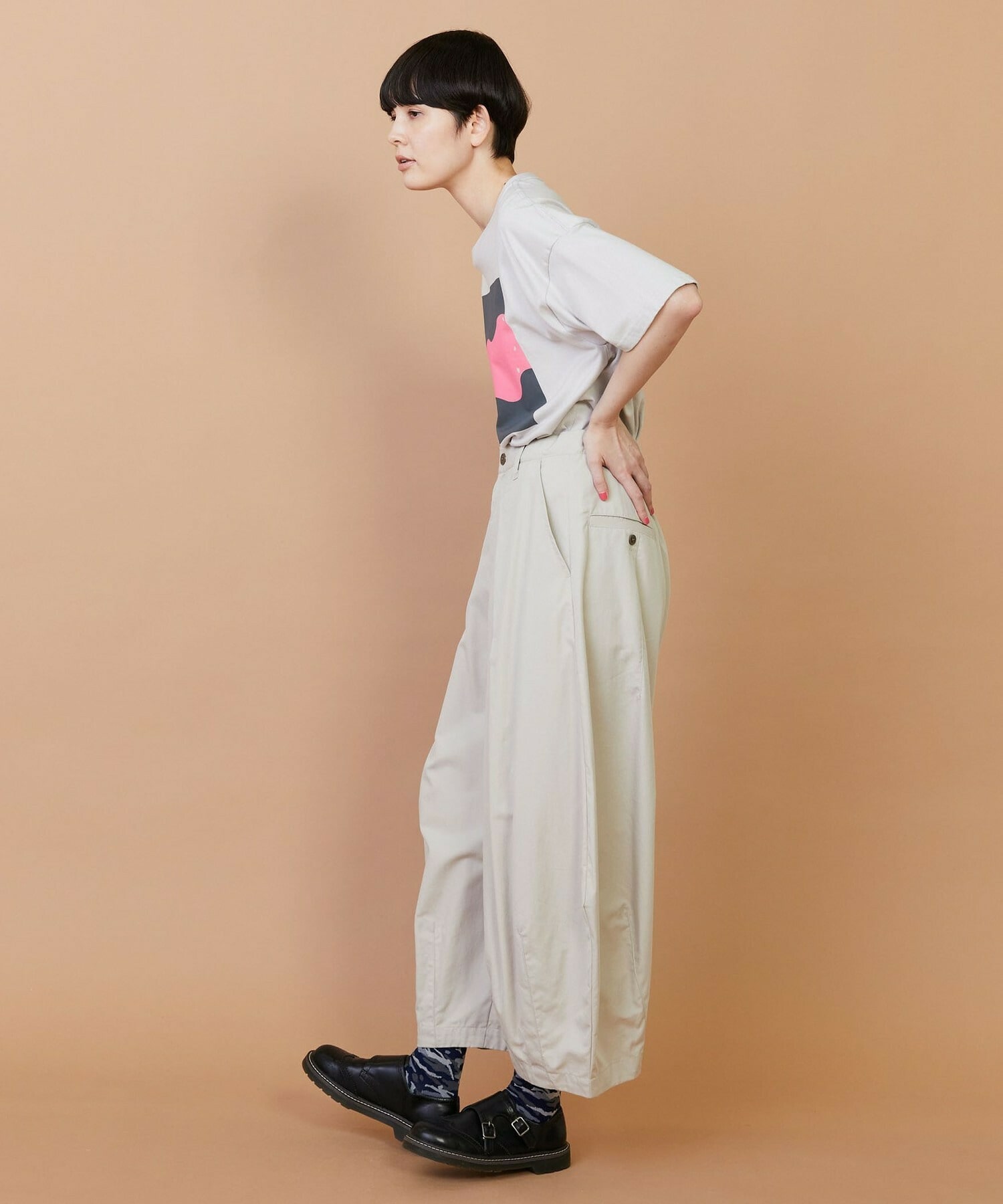 【FRAPBOIS】ウォークパンツ3 詳細画像 ブラック 16