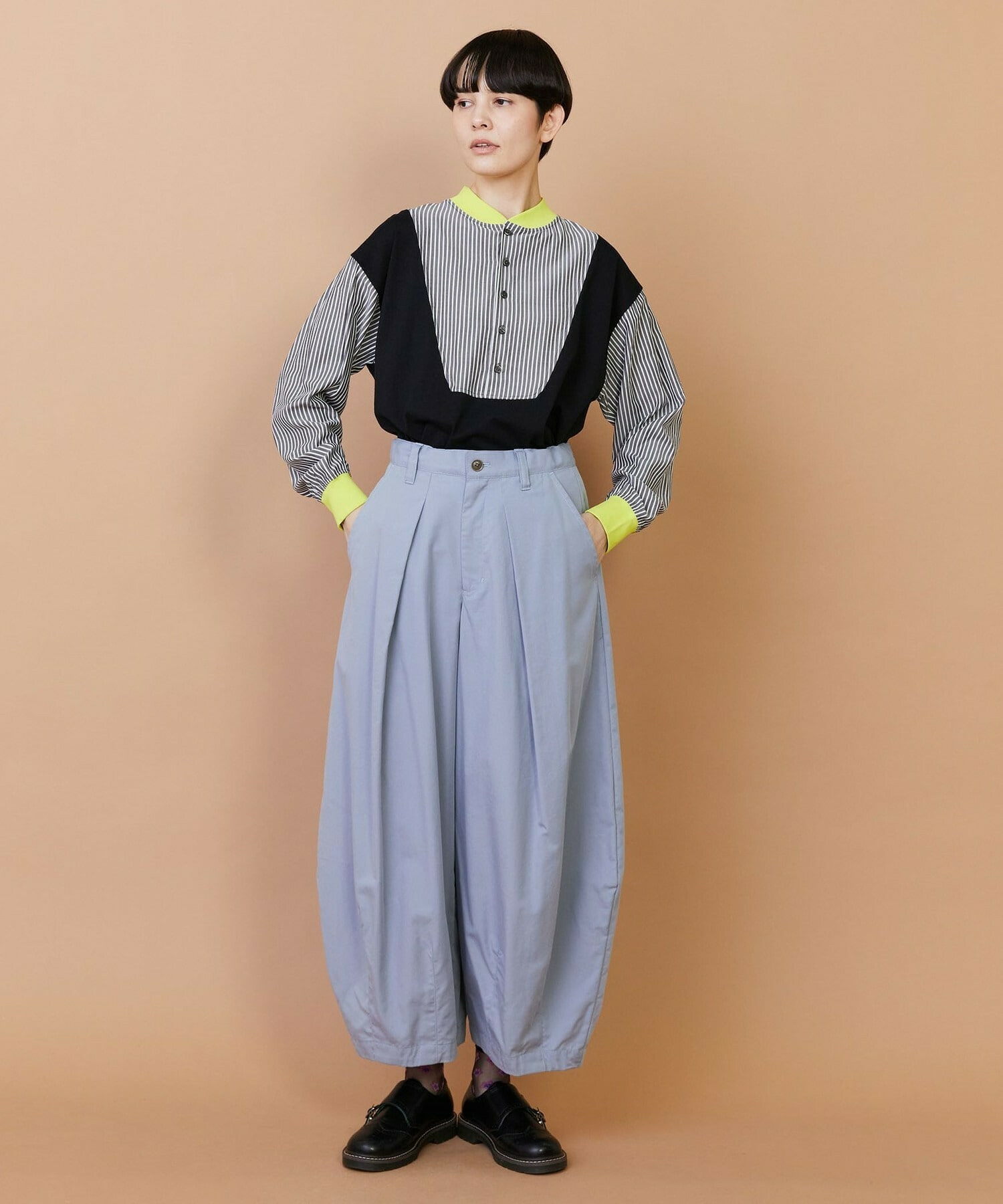 【FRAPBOIS】ウォークパンツ3 詳細画像 ブラック 7