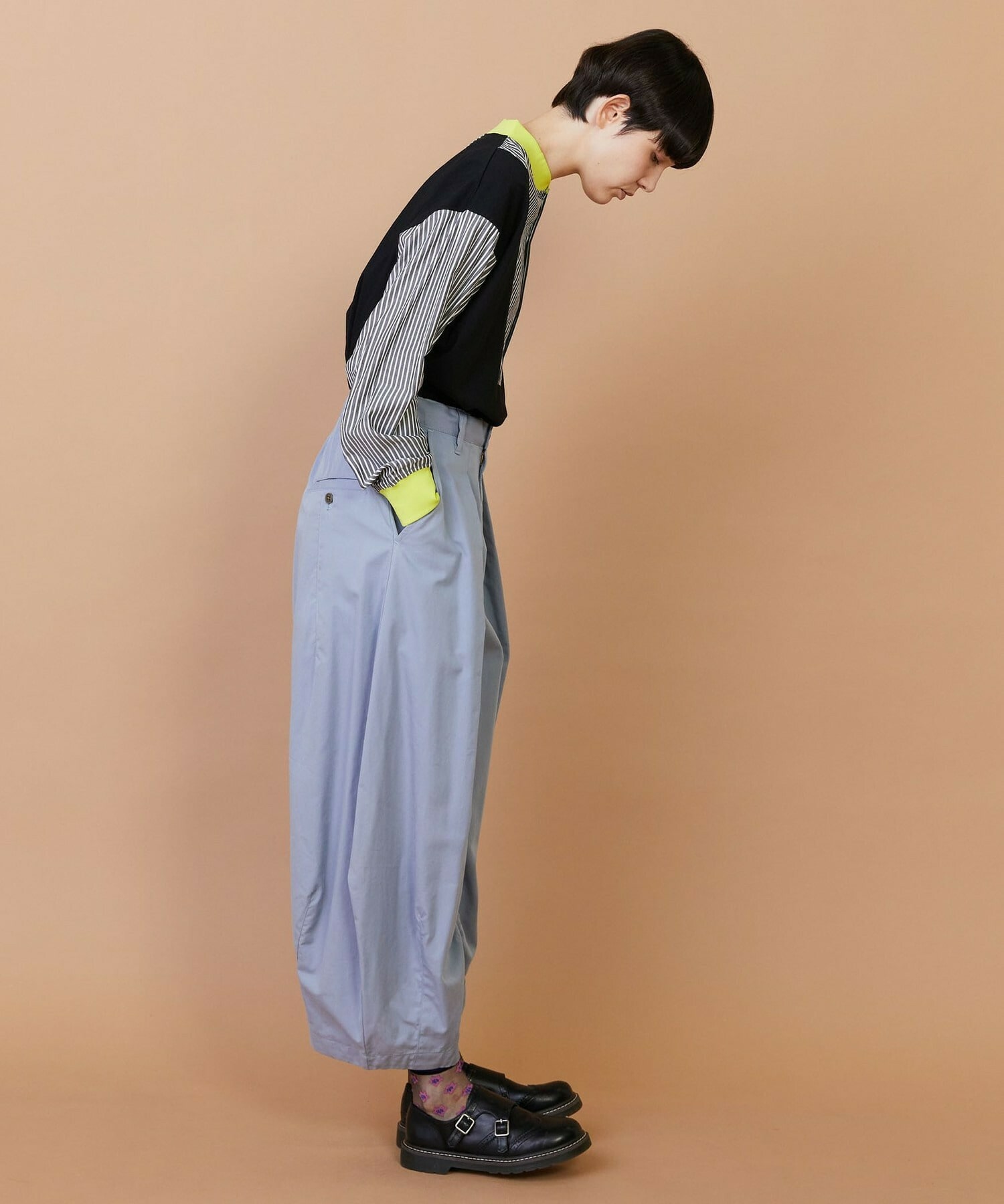 【FRAPBOIS】ウォークパンツ3 詳細画像 ブラック 8