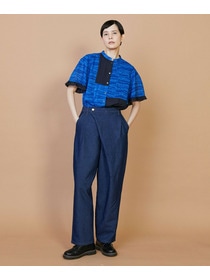 【FRAPBOIS】メッシュデニム パンツ 詳細画像 ネイビー 13