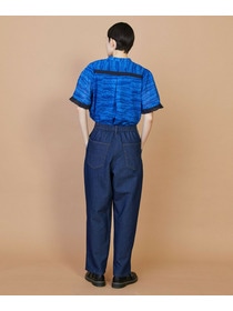 【FRAPBOIS】メッシュデニム パンツ 詳細画像 ネイビー 16