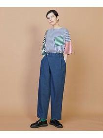 【FRAPBOIS】メッシュデニム パンツ 詳細画像 ネイビー 6