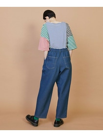 【FRAPBOIS】メッシュデニム パンツ 詳細画像 ネイビー 7