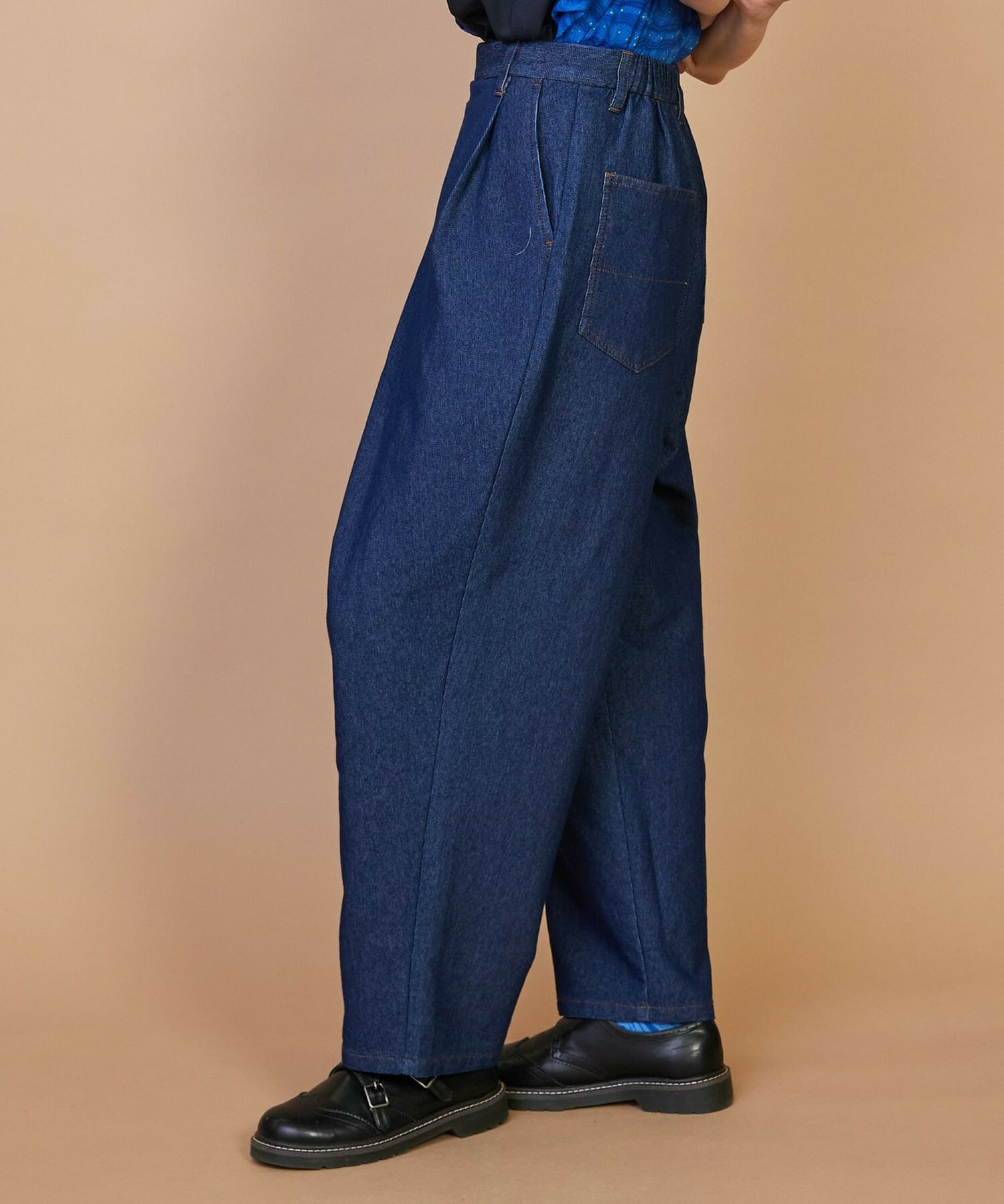 【FRAPBOIS】メッシュデニム パンツ 詳細画像 ネイビー 10