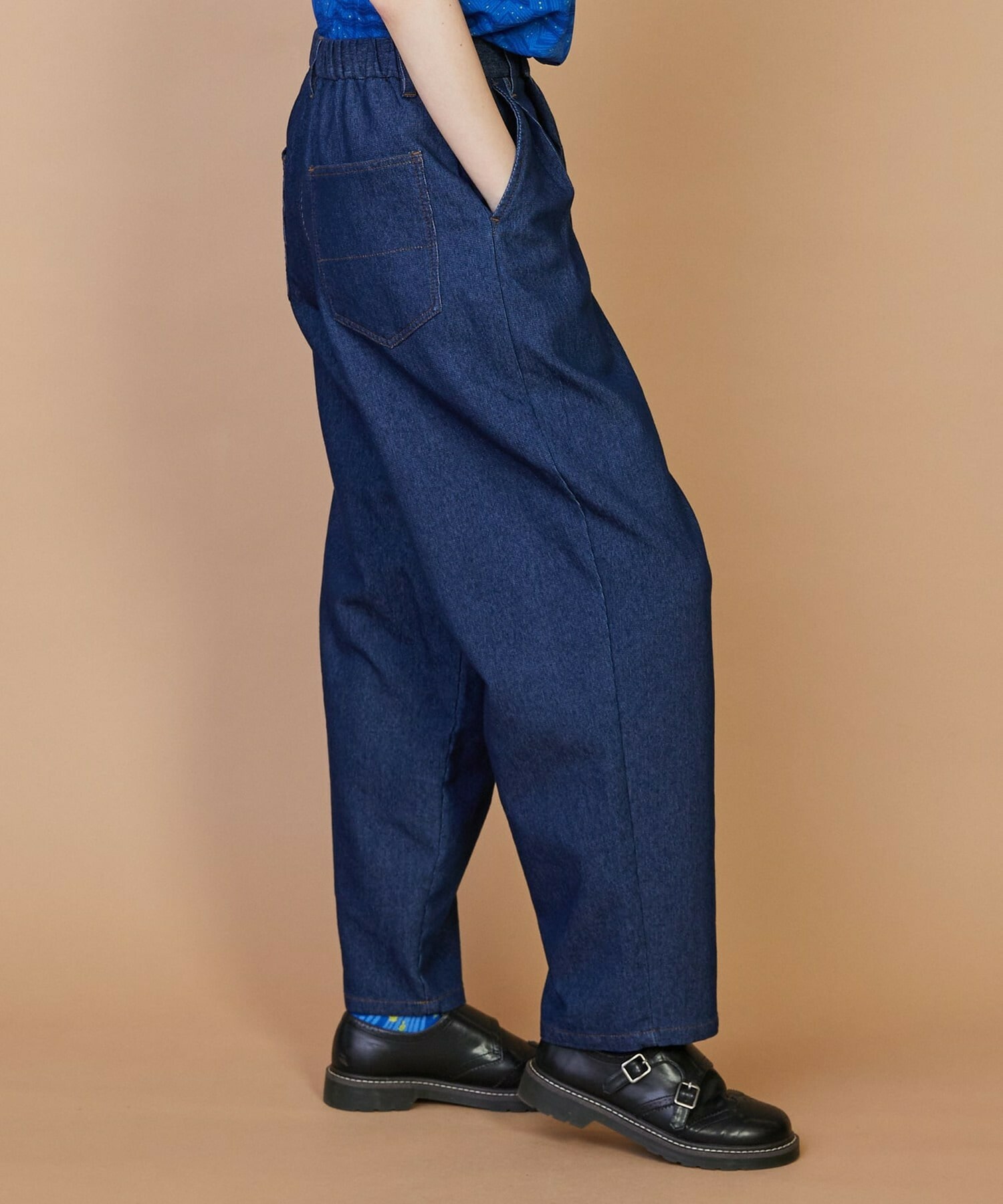 【FRAPBOIS】メッシュデニム パンツ 詳細画像 ネイビー 12