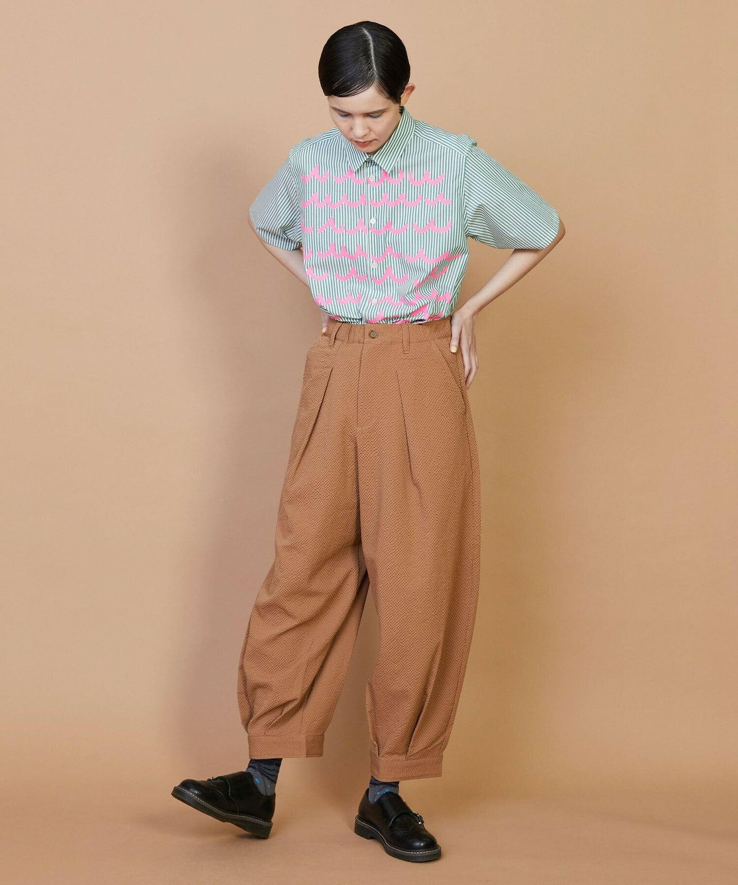 【FRAPBOIS】バルーンサッカー パンツ 詳細画像 ネイビー 12