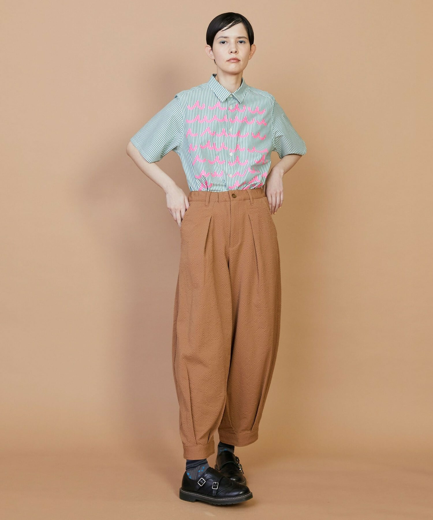 【FRAPBOIS】バルーンサッカー パンツ 詳細画像 ネイビー 13