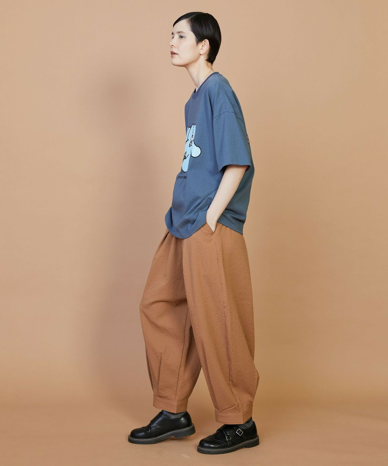 【FRAPBOIS】バルーンサッカー パンツ 詳細画像 ネイビー 15