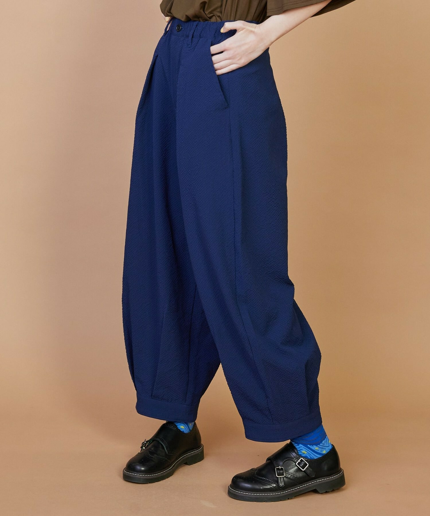 【FRAPBOIS】バルーンサッカー パンツ 詳細画像 ネイビー 16