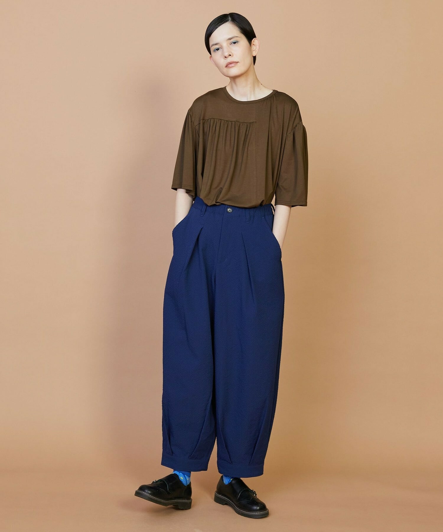 【FRAPBOIS】バルーンサッカー パンツ 詳細画像 ネイビー 19