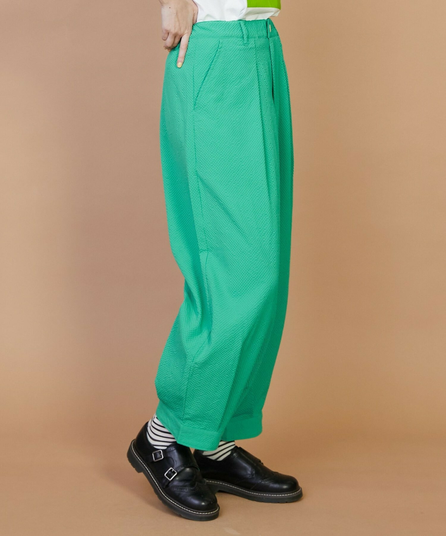 【FRAPBOIS】バルーンサッカー パンツ 詳細画像 ネイビー 2